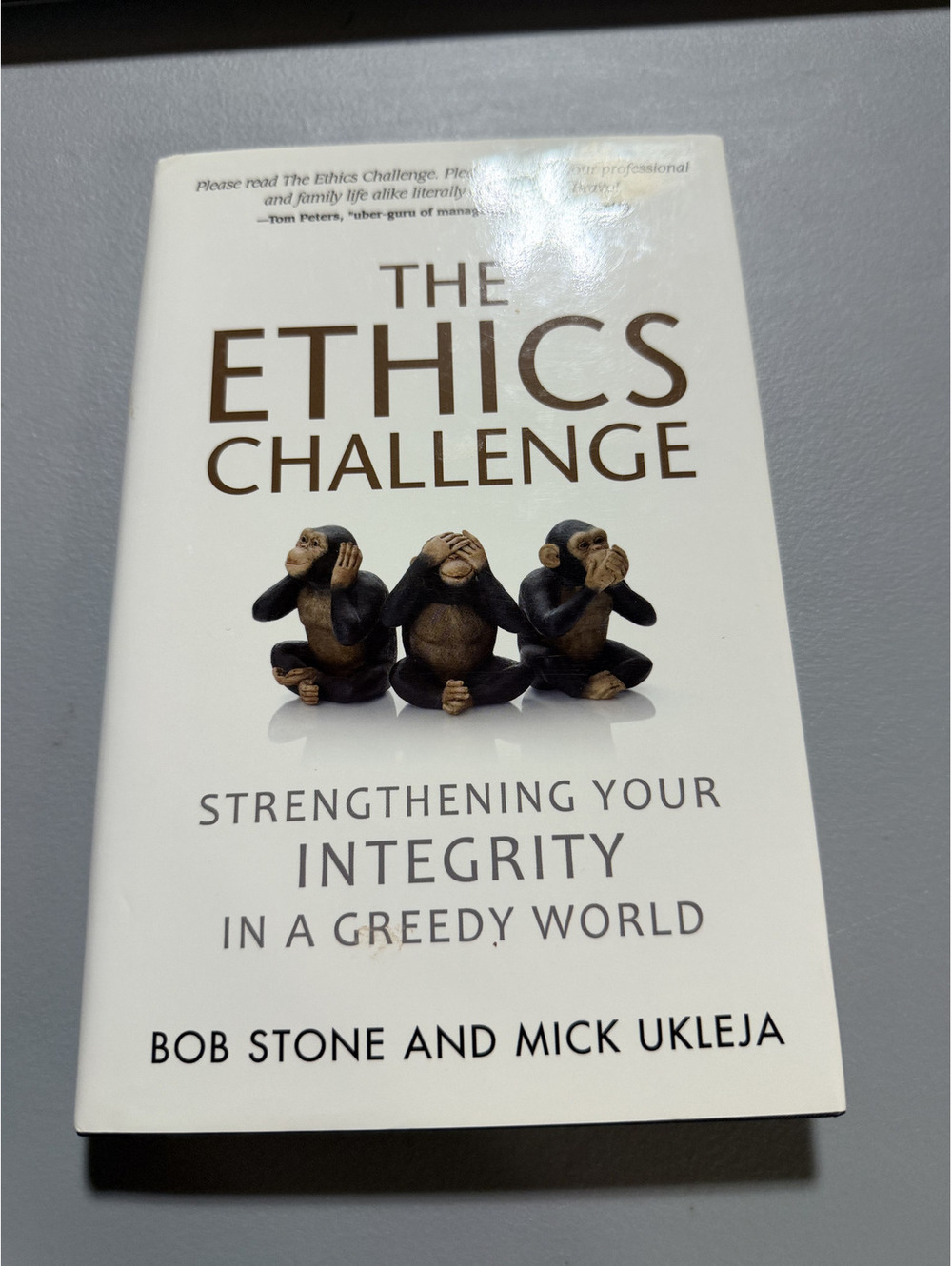 The Ethics Challenge Mick Ukleja Bob Stone Signed Inscribed Business Leadership